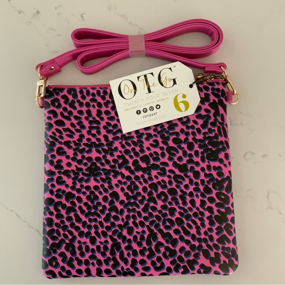 OTG|247 #6 Cece Cheetah Hot Pink Crossbody